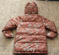 Nwt Hommes The North Face Tnf 77 Brooks Range Glacier Imprimé Camouflage Parka Veste M