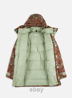 Nwt Hommes The North Face Tnf 77 Brooks Range Glacier Imprimé Camouflage Parka Veste M