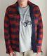 Nwt New Abercrombie & Fitch Jay Range Cardigan Sweater Taille Homme Petite