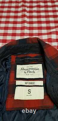 Nwt New Abercrombie & Fitch Jay Range Cardigan Sweater Taille Homme Petite