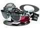 Oakley Frogskins Range 009284 Lunettes De Soleil Matte Carbon/bleu/prizm Black (30)