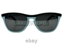 Oakley Frogskins Range 009284 Lunettes de soleil Matte Carbon/bleu/Prizm Black (30)