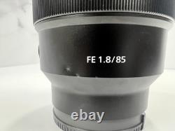 Objectif Sony FE 85mm F1.8 SEL85F18 Monture E Plein Format Téléobjectif Portrait Auto & Manuel