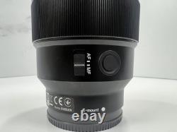 Objectif Sony FE 85mm F1.8 SEL85F18 Monture E Plein Format Téléobjectif Portrait Auto & Manuel