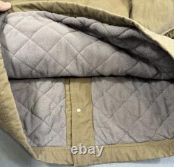 PATAGONIA Manteau Retro Canvas Range Barn pour homme XL Veste de travail matelassée doublée beige