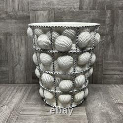 Panier à déchets 3D Vintage Golf Range RARE UNIQUE Décor de cave à hommes