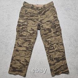 Pantalon Vintage Columbia Gallatin Range en mélange de laine camouflage de chasse taille 35x30