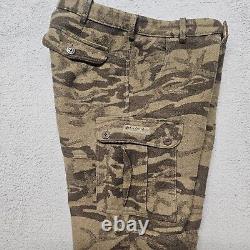 Pantalon Vintage Columbia Gallatin Range en mélange de laine camouflage de chasse taille 35x30