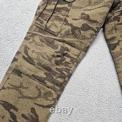 Pantalon Vintage Columbia Gallatin Range en mélange de laine camouflage de chasse taille 35x30