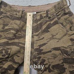 Pantalon Vintage Columbia Gallatin Range en mélange de laine camouflage de chasse taille 35x30