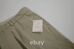 Pantalon chino coupe décontractée pour homme Brunello Cucinelli neuf avec étiquettes, avec accents logo A262
