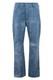 Pantalon En Cuir Pour Homme Style Large En Jean Bleu En Cuir V&eacute;ritable Doux Et Poli