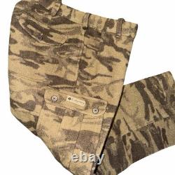 Pantalons Vintage Columbia Gallatin Range en mélange de laine camouflage cargo pour homme 38