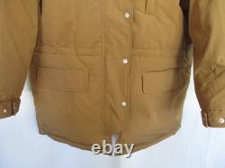 Parka Basin & Range Ranger XL marron en fausse fourrure avec capuche fixe et multiples poches