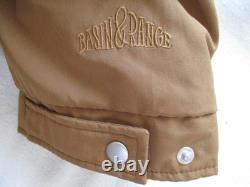 Parka Basin & Range Ranger XL marron en fausse fourrure avec capuche fixe et multiples poches