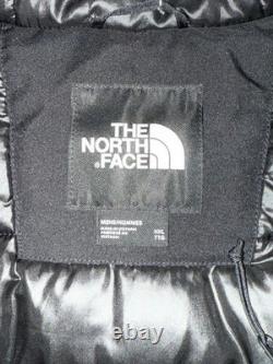 Parka The North Face Mountain Range en duvet noire pour homme, taille 2XL