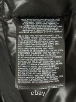 Parka The North Face Mountain Range en duvet noire pour homme, taille 2XL