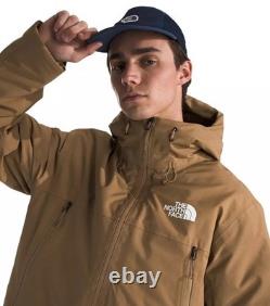 Parka en duvet The North Face Mountain Range 600 pour homme taille M couleur marron utilitaire NWT 400 $