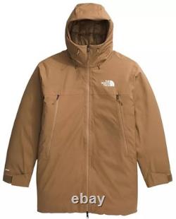 Parka en duvet The North Face Mountain Range 600 pour homme taille M couleur marron utilitaire NWT 400 $