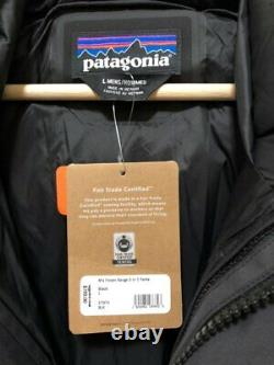 Patagonia Men’s Frozen Range 3-en-1 Parka Black Large Flambant Neuf Avec Tags $799