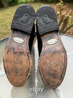 Paul Smith GAMME HOMMES UNIQUEMENT Bottes de Cheval en Cuir Noir 37,5 FABRIQUÉES EN ITALIE