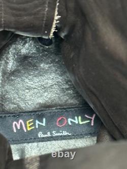 Paul Smith GAMME HOMMES UNIQUEMENT Bottes de Cheval en Cuir Noir 37,5 FABRIQUÉES EN ITALIE