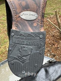Paul Smith GAMME HOMMES UNIQUEMENT Bottes de Cheval en Cuir Noir 37,5 FABRIQUÉES EN ITALIE