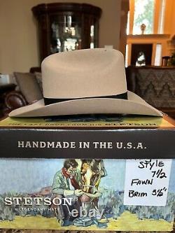 Promotion de style de gamme Stetson Fawn 7 1/2 unique style western