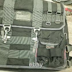 Rare Oakley Tactical Field Gear Ap Bag Si Range Portable Pack Noir Gris