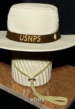 Rare Ours Fumé U. S. National Park Service Range Hat U. S. A. XL (usnps) Vgc