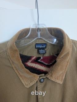 Rare manteau de travail en toile aztec Patagonia Nuevo Range des années 90 pour homme taille L à XL Rare manteau de travail en toile aztec Patagonia Nuevo Range des années 90 pour homme taille L à XL