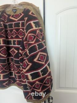 Rare manteau de travail en toile aztec Patagonia Nuevo Range des années 90 pour homme taille L à XL Rare manteau de travail en toile aztec Patagonia Nuevo Range des années 90 pour homme taille L à XL