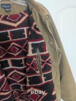 Rare manteau de travail en toile aztec Patagonia Nuevo Range des années 90 pour homme taille L à XL Rare manteau de travail en toile aztec Patagonia Nuevo Range des années 90 pour homme taille L à XL