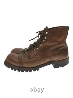 Red Wing Dentelle Haut Bottes Fer Gamme 27cm Cuir Brun 43j06