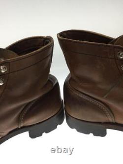 Red Wing Dentelle Haut Bottes Fer Gamme 27cm Cuir Brun 43j06