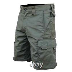 Shorts cargo tactiques en CORDURA unie de la gamme pour hommes de Kitanica avec 8 poches