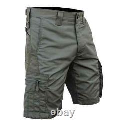 Shorts cargo tactiques en CORDURA unie de la gamme pour hommes de Kitanica avec 8 poches