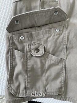 Shorts de travail et de loisirs Cargo Carhartt pour hommes, taille 32, lot de 2 brun, beige avec logo robuste