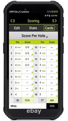 SkyGolf Golf SkyCaddie SX550 Noir GPS/Télémetres