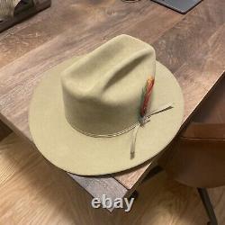Stetson Range 6x Cowboy Hat Silverbelly Taille 7 1/4