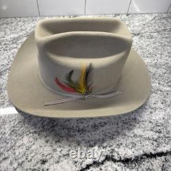Stetson Sheriff Range chapeau de cowboy 5x en castor Silver Belly bord taille 6 3/4
