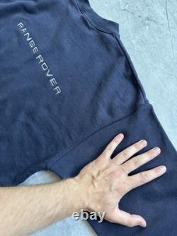 Sweatshirt Vintage Range Rover Années 2000 Bleu Sportswear M-L Sweatshirt Vintage Range Rover Années 2000 Bleu Sportswear M-L
