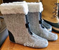 T.n.-o. Men 9d Cabela's Leather Sorel Caribou Winter Range Pac Boots Withbox