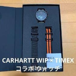 TIMEX x Carhartt WIP GAMME APPELÉE CHRONOGRAPHE montre 2 sangles INUTILISÉE