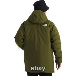 The North Face Parka MTN Range en duvet pour homme, taille XL, neuf, veste vert taupe