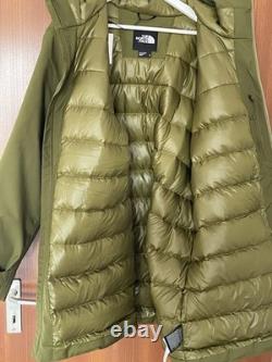 The North Face Parka Mountain Range en duvet pour homme, olive forestière