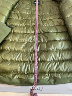 The North Face Parka Mountain Range en duvet pour homme, olive forestière