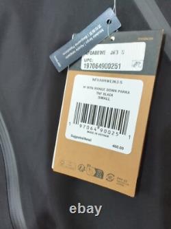 The North Face Parka en duvet Mountain Range pour homme, noir, taille S, neuf avec étiquette, modèle 2024, 400 $