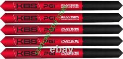 Tiges en graphite pour fers KBS PGI Player, embout conique 355, flex R+, lot neuf