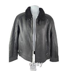 VESTE AVIATEUR BOMBER RALF EN MOUTON SHEARLING SMART RANGE LONDON XL Turquie NEUF ÉTIQUETTE